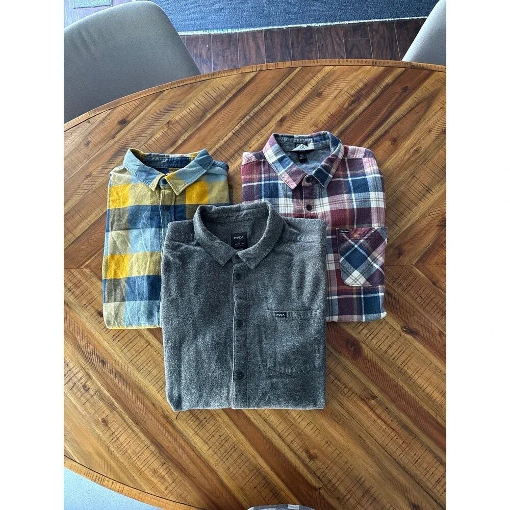 Surf Flannel bundle - RVCA, Quiksilver Volcom - Picture 10 of 10